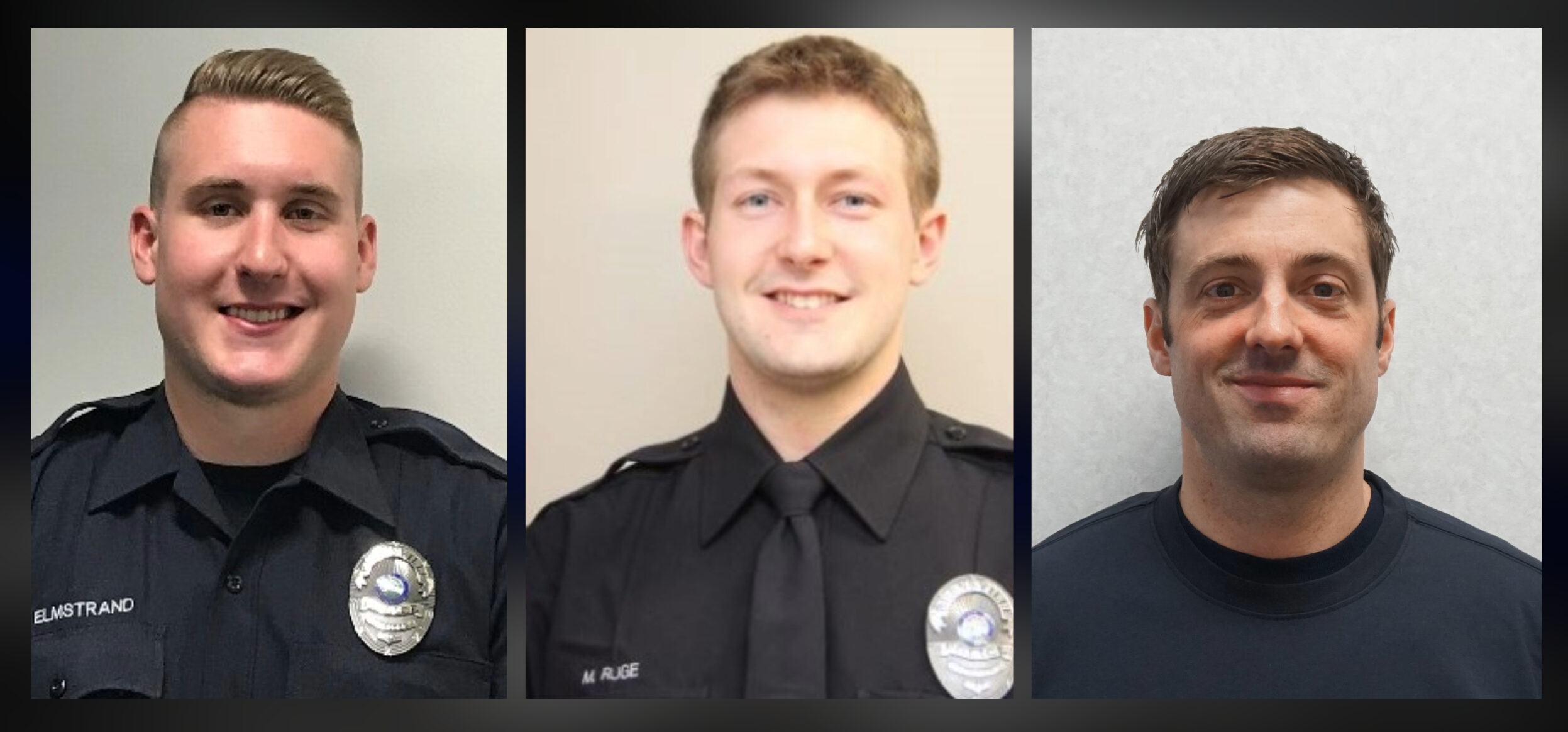 Burnsville Minneapolis police shooting - Paul Elmstrand, Matthew Ruge and Adam Finseth