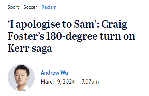 Sam Kerr Craig Foster