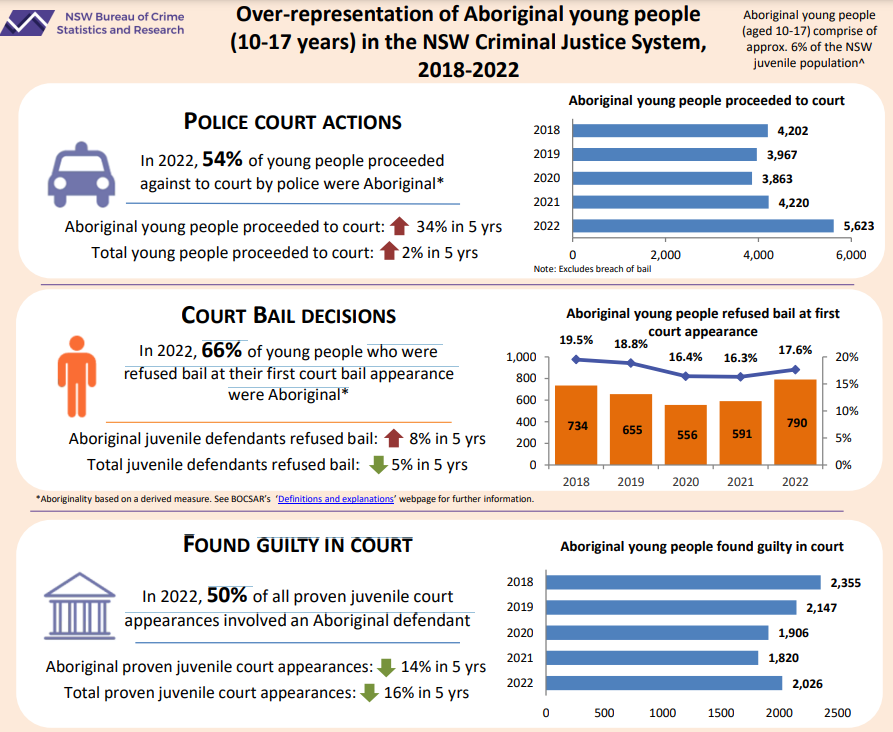 Aboriginal overrepresentation in youth crime