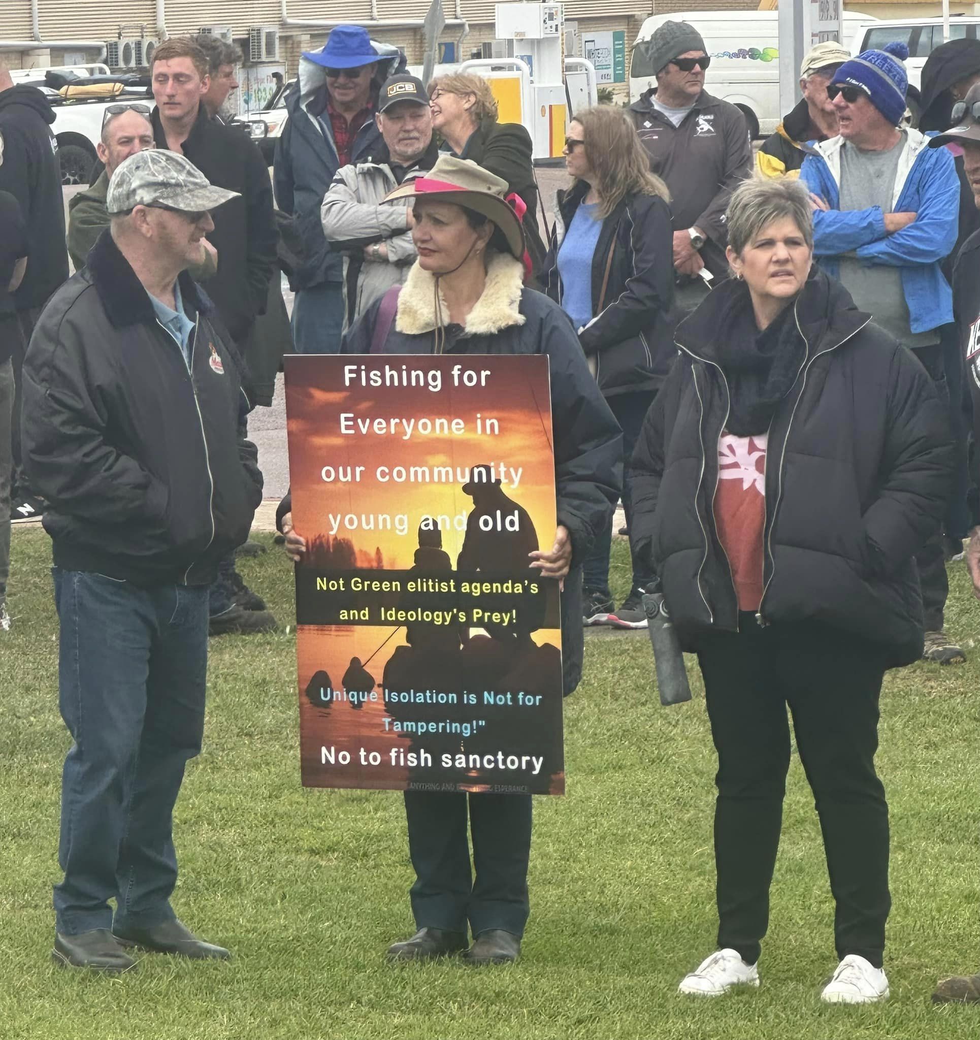 South Coast Marine Park protest