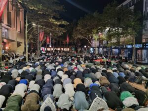 Martin Place Sydney Muslim prayer takeover