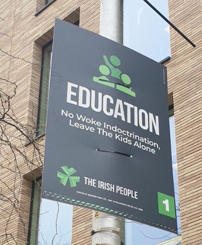 Ireland nationalism anti-immigration posters