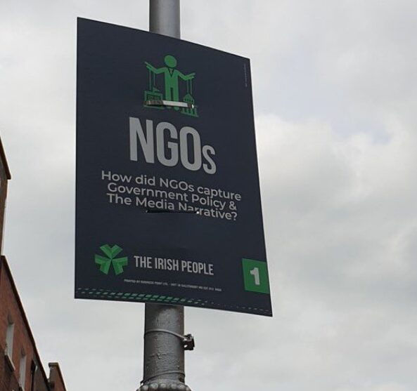 Ireland nationalism anti-immigration posters