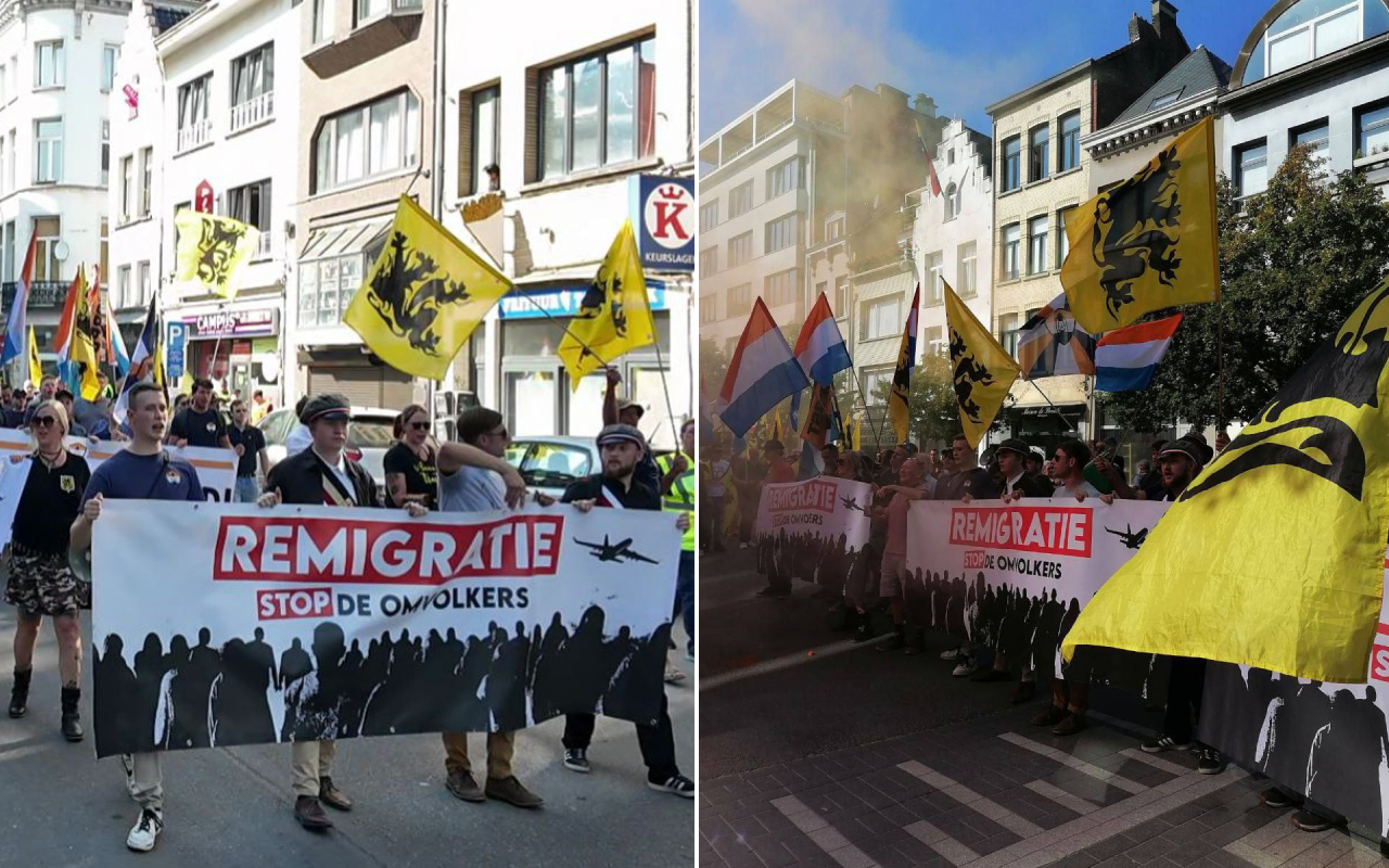 Nationalists march in Belgium demanding remigration