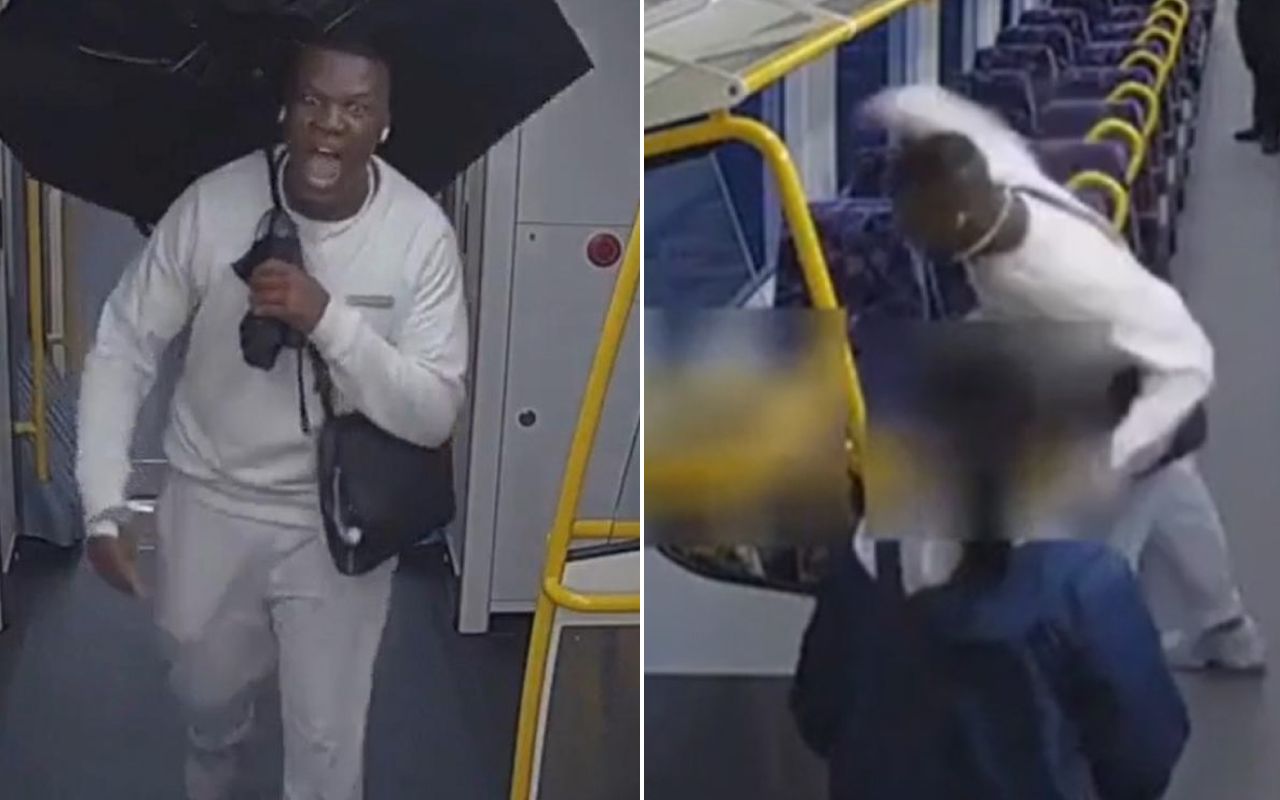 African thug jailed for just one year for train attack