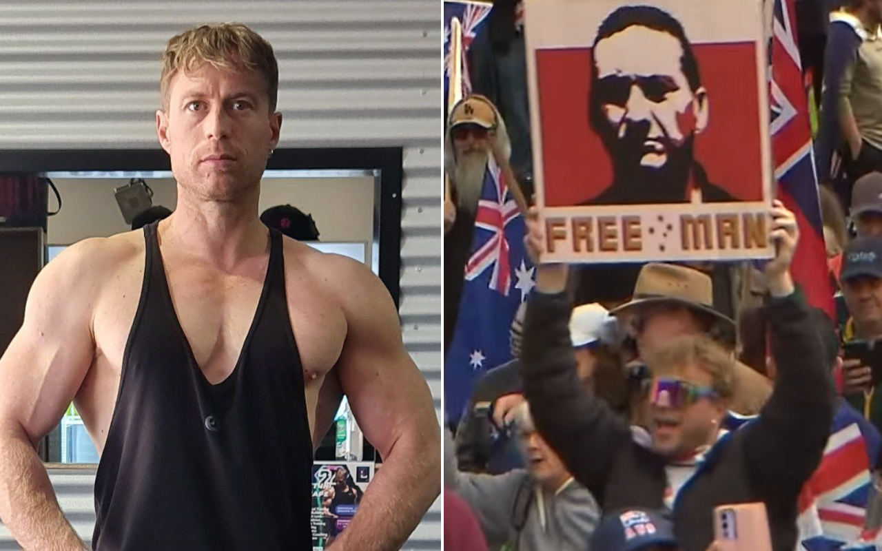 Aussie patriot has Dezi Freeman protest sign charge dropped