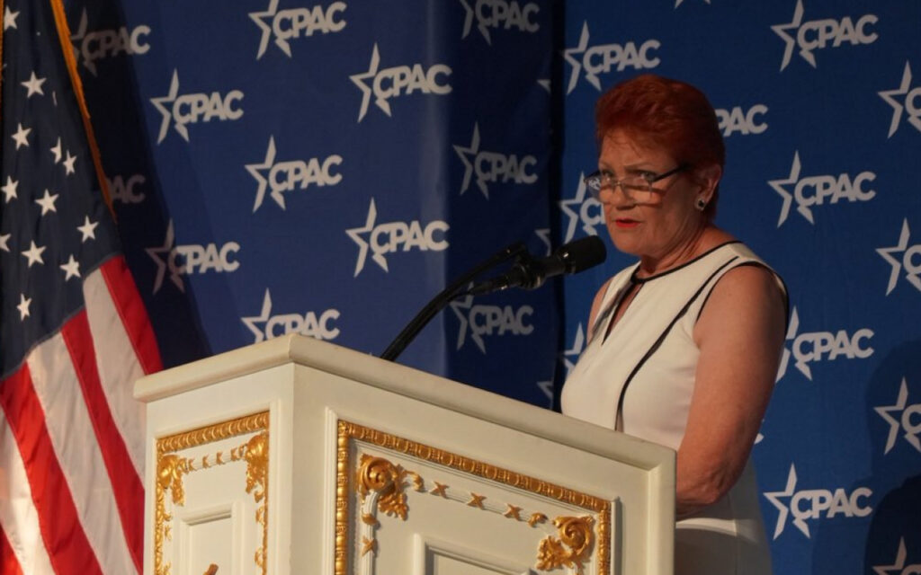 Pauline Hanson s Full Speech At CPAC Event At Mar a Lago
