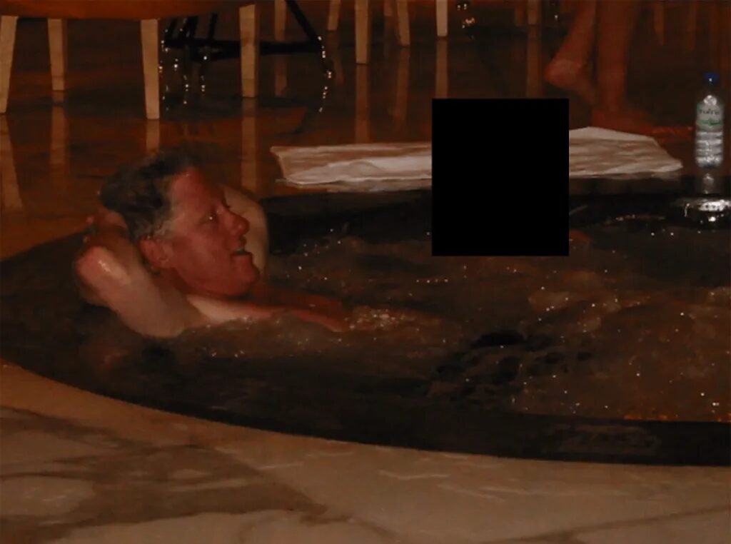 Epstein Files Bill Clinton hot tub