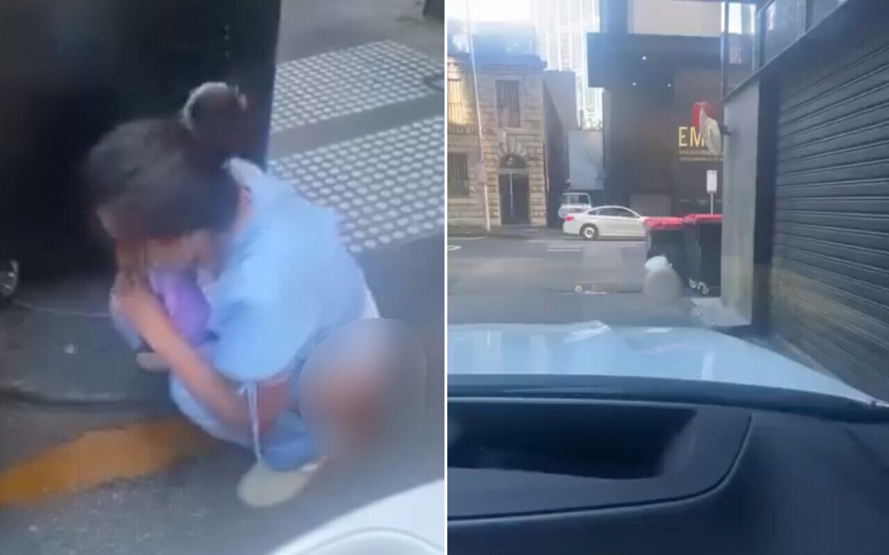 Driver calls out woman for defecating on Melbourne street