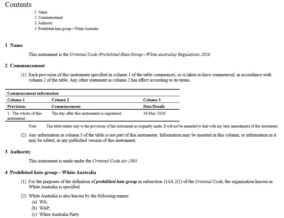 Thomas Sewell responds to White Australia Party ban – says legal challenge underway