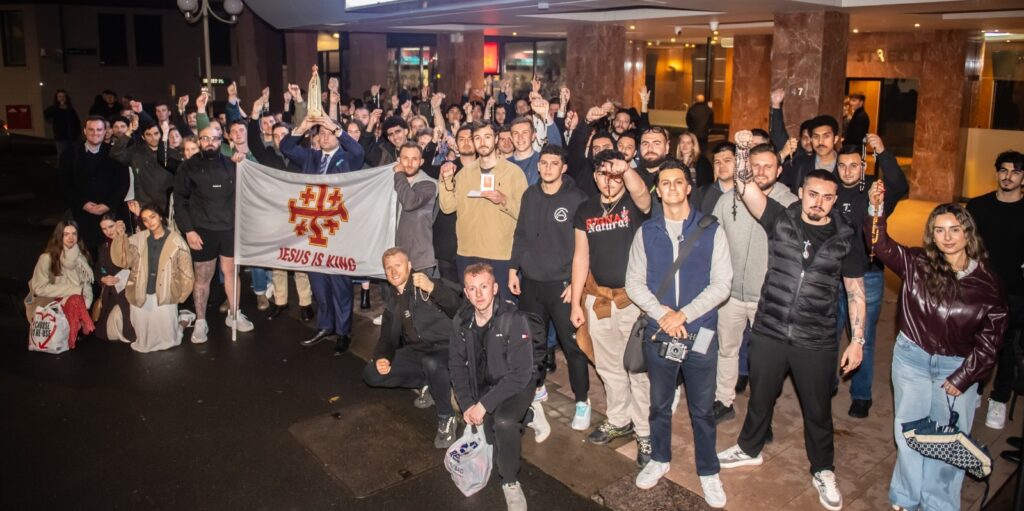 Christians protest outside church-turned-LGBT live exorcism venue